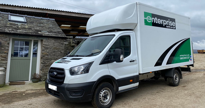 Discover the Venture Logistics fleet - Ford Transit Luton Van, with Tail Lift